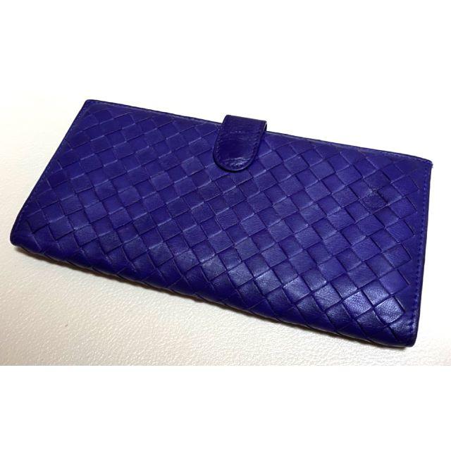 BOTTEGA VENETA ☆ イントレチャート 長財布 パープル