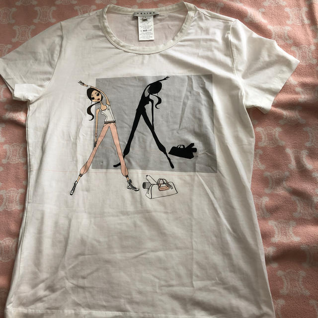 celine(セリーヌ)のTシャツ　セリーヌ　美品 レディースのトップス(Tシャツ(半袖/袖なし))の商品写真