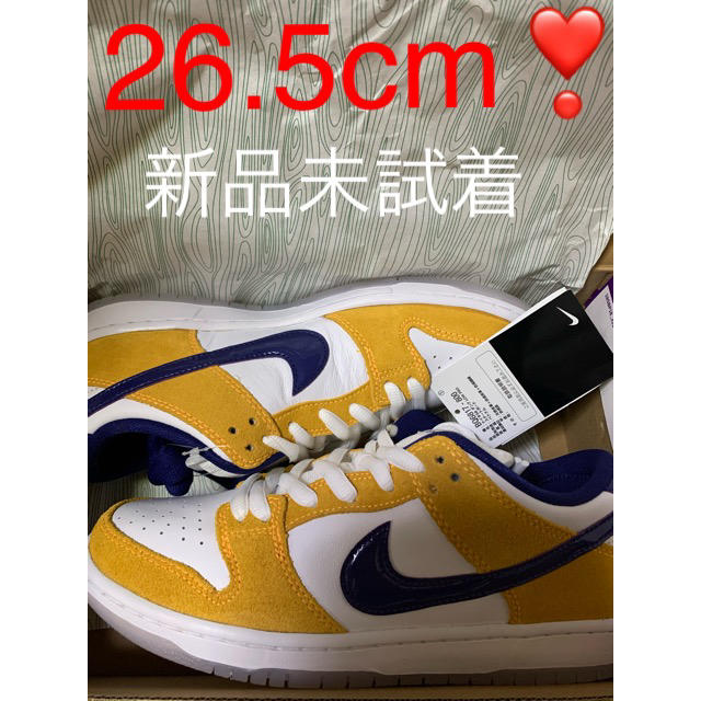 NIKE(ナイキ)のNIKE SB DUNK LOW PRO LASER ORANGE  26.5㎝ メンズの靴/シューズ(スニーカー)の商品写真