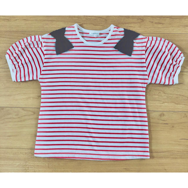 3can4on(サンカンシオン)のボーダー Tシャツ　140 キッズ/ベビー/マタニティのキッズ服女の子用(90cm~)(Tシャツ/カットソー)の商品写真