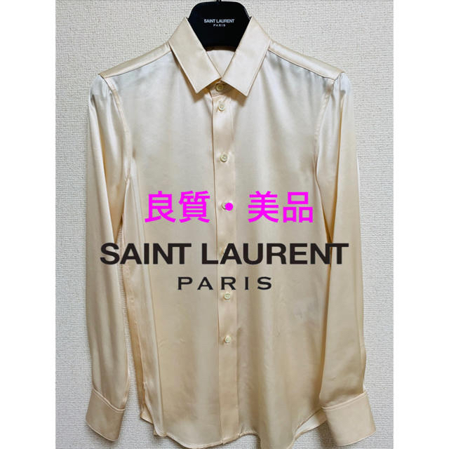 大放出！美品【SAINT LAURENT PARIS】シルク100% ブラウス