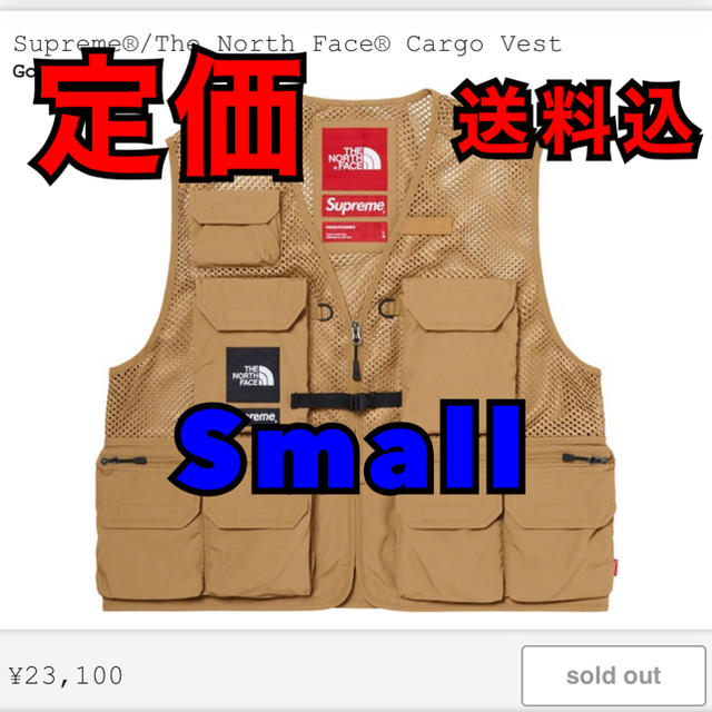 新品未使用 Supreme The North Face Cargo Vest