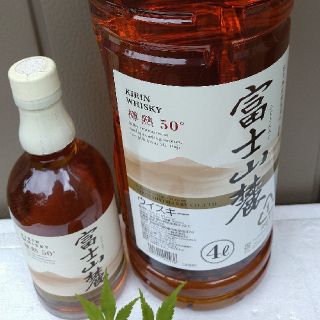 キリン(キリン)の【最終値下‼️します】富士山麓樽熟50°(白キャップ)600ml＋同4000ml(ウイスキー)