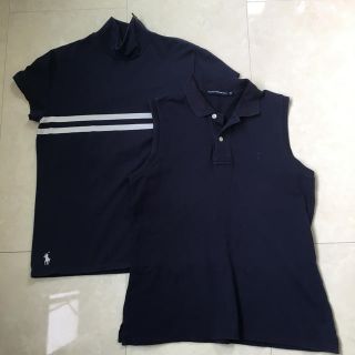 ラルフローレン(Ralph Lauren)の値下げ！ラルフローレンゴルフ　ハイネック&ポロノースリーブシャツ2枚セット(ウエア)