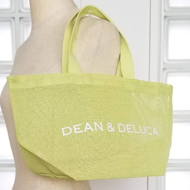 DEAN & DELUCA(ディーンアンドデルーカ)のDEAN&DELUCAライムメッシュトートスモール新品 レディースのバッグ(トートバッグ)の商品写真