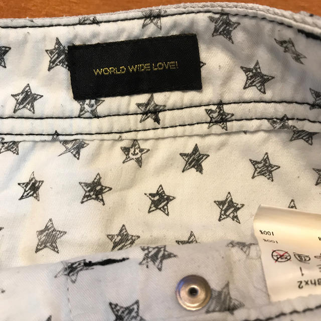 WORLD WIDE LOVE!(ワールドワイドラブ)のWORLD WIDE LOVE ショートデニム　サイズ1★最終値下げ★ レディースのパンツ(ショートパンツ)の商品写真