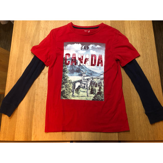 GAP(ギャップ)のGAP 長袖Tシャツ　男児　150センチ キッズ/ベビー/マタニティのキッズ服男の子用(90cm~)(Tシャツ/カットソー)の商品写真