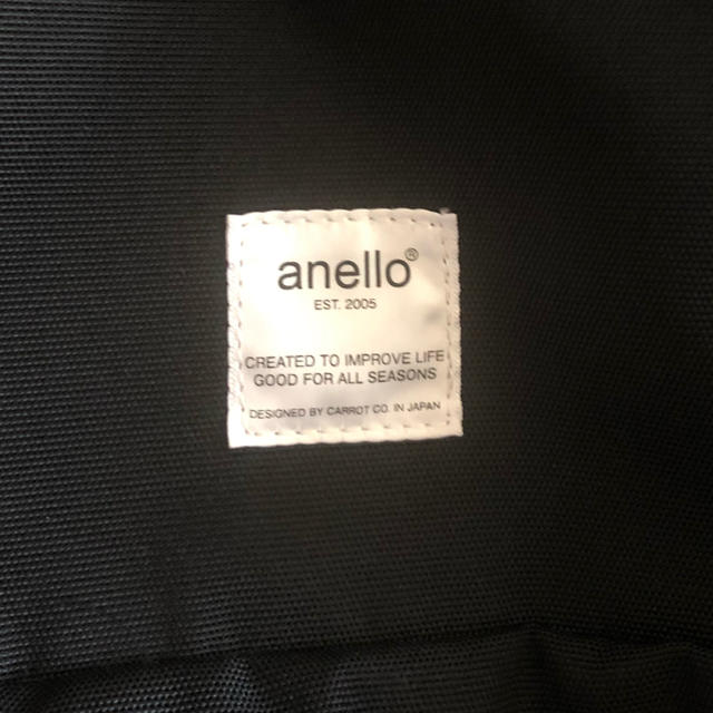 anello(アネロ)の※あーちゃん様専用※anelo♡黒バックパック　マザーズバッグ　美品です！ レディースのバッグ(リュック/バックパック)の商品写真