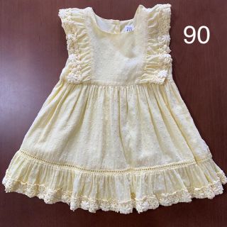 ベビーギャップ(babyGAP)のgap  レーシーワンピース　90cm(ワンピース)