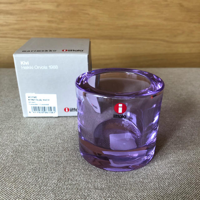 新品 iittala イッタラ kivi ラベンダー　1個　キャンドルホルダー