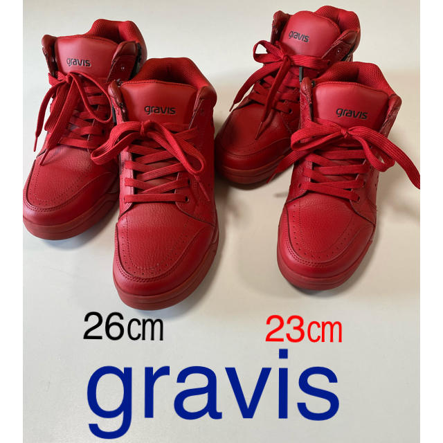 gravis(グラビス)のgravisスニーカー【男女ペア】 レディースの靴/シューズ(スニーカー)の商品写真