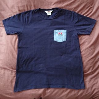 ベンデイビス(BEN DAVIS)のベン デイビス BEN DAVIS ポケットTシャツカラーネイビーＬ(Tシャツ/カットソー(半袖/袖なし))