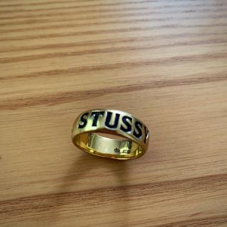 STUSSY - STUSSY OLD SKOOL リング ゴールドの通販 by ぽんず