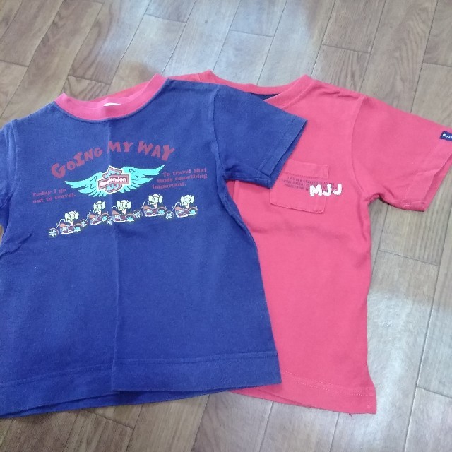 mou jon jon(ムージョンジョン)の☆mou jon jon　Tシャツ２枚セット☆ キッズ/ベビー/マタニティのキッズ服男の子用(90cm~)(Tシャツ/カットソー)の商品写真