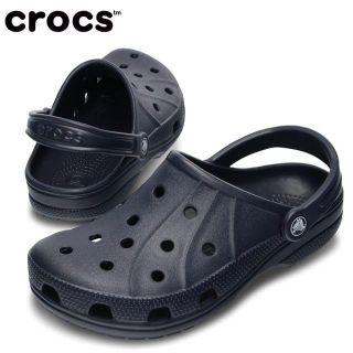 クロックス(crocs)のクロックス crocs Feat フィート ネイビー 25cm M7 W9(サンダル)