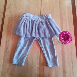 ベビーギャップ(babyGAP)のベビーギャップ　チュチュスカート レギンス デュオ　サイズ70　グレー(スカート)