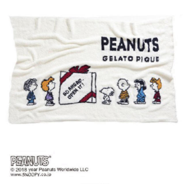 gelato pique(ジェラートピケ)の新品☆PEANUTS スヌーピー ジャガードブランケット レディースのルームウェア/パジャマ(その他)の商品写真