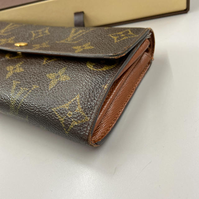 LOUIS VUITTON(ルイヴィトン)の中古 ヴィトン モノグラム ファスナー付 長財布 レディースのファッション小物(財布)の商品写真