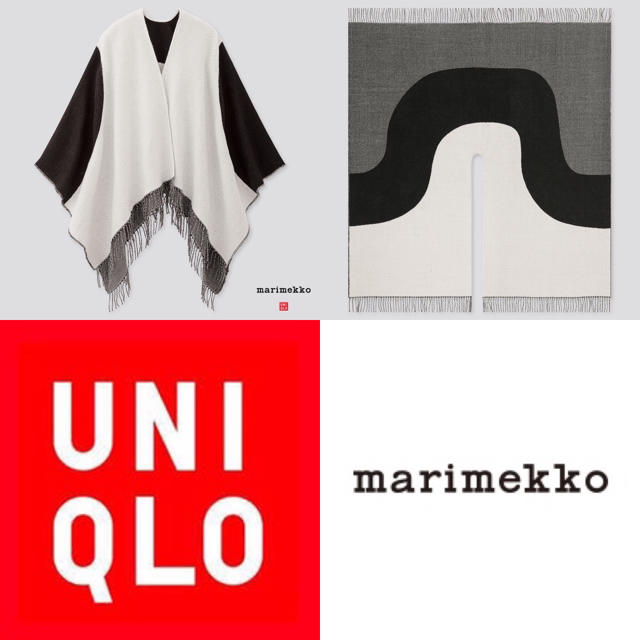 UNIQLO(ユニクロ)の新品　UNIQLO marimekko コラボ　ストール レディースのファッション小物(マフラー/ショール)の商品写真