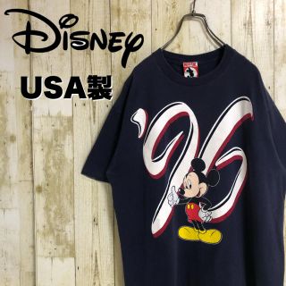 ディズニー(Disney)の【激レア】ディズニー 両面プリント ショルダーロゴ ナンバリング プリントTEE(Tシャツ/カットソー(半袖/袖なし))