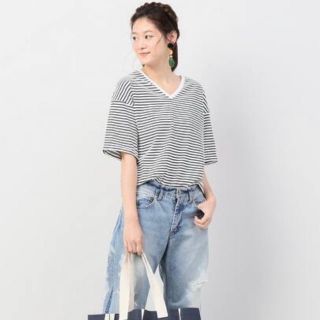 ジャーナルスタンダード(JOURNAL STANDARD)の【値下げ】JOURNAL STANDARD relume天竺VネックTシャツ(Tシャツ(半袖/袖なし))