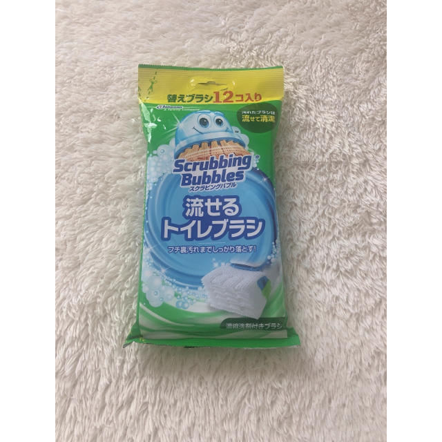 Johnson's(ジョンソン)の流せるトイレブラシ  替えブラシ12個 インテリア/住まい/日用品の日用品/生活雑貨/旅行(日用品/生活雑貨)の商品写真