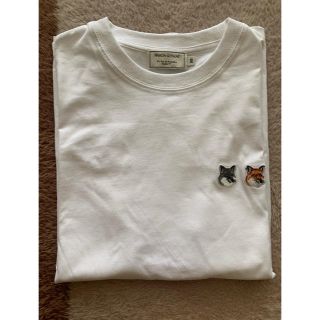 メゾンキツネ(MAISON KITSUNE')のmaison kitune tシャツ　xs(Tシャツ/カットソー(半袖/袖なし))