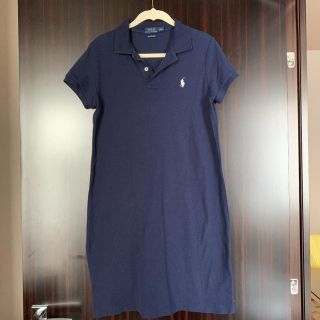 ポロラルフローレン(POLO RALPH LAUREN)のラルフローレン  ポロシャツワンピース　ネイビー(ひざ丈ワンピース)