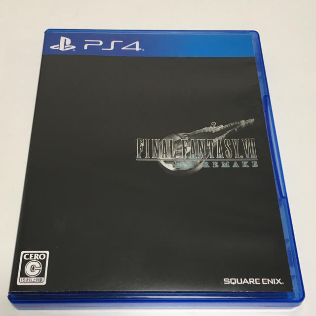 PS4 FF7 ファイナルファンタジー7 リメイク ff7r remake Ⅶ