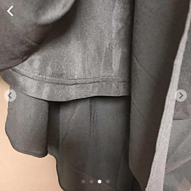 EMODA(エモダ)のエモダシースルーブラックスカート♡ レディースのスカート(ひざ丈スカート)の商品写真