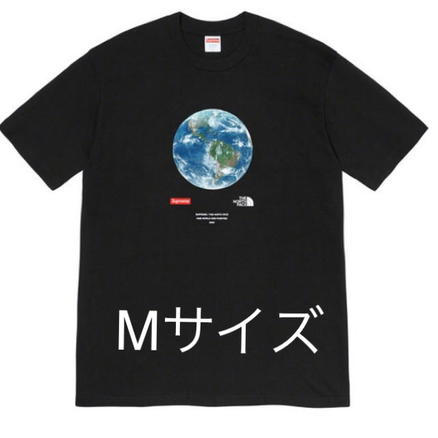 Supreme tnf One World Tee BLACK M ノース - Tシャツ/カットソー(半袖 ...