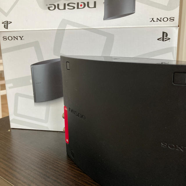 nasne(ナスネ)のnasne ナスネ　PS4 1TB エンタメ/ホビーのゲームソフト/ゲーム機本体(家庭用ゲーム機本体)の商品写真