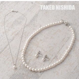 タケオニシダ(TAKEO NISHIDA)のパール三点セット(ネックレス)