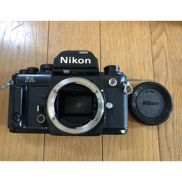 Nikon(ニコン)のケンケン様専用　Nikon FA ブラックボディ　MF-12付 スマホ/家電/カメラのカメラ(フィルムカメラ)の商品写真