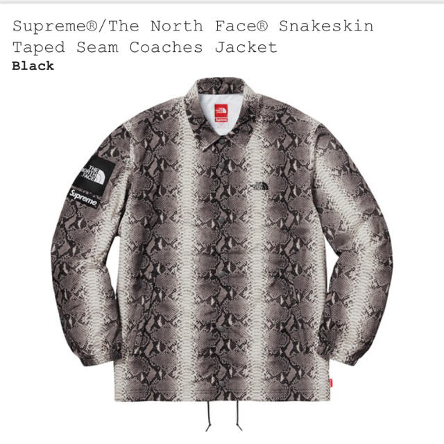 Supreme The North Face コーチジャケット 蛇柄 スネーク柄