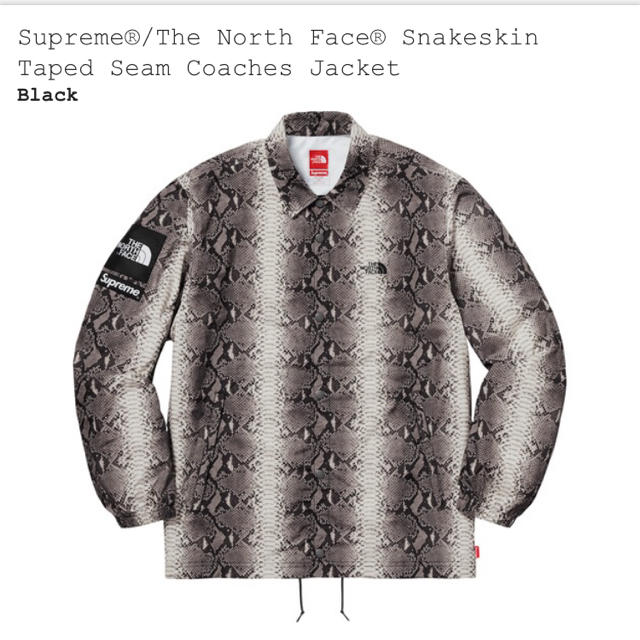 Supreme(シュプリーム)のSupreme The North Face コーチジャケット 蛇柄 スネーク柄 メンズのジャケット/アウター(ナイロンジャケット)の商品写真