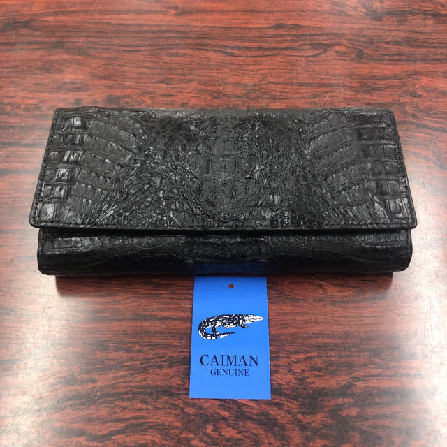 CAIMAN カイマン 長財布 黒