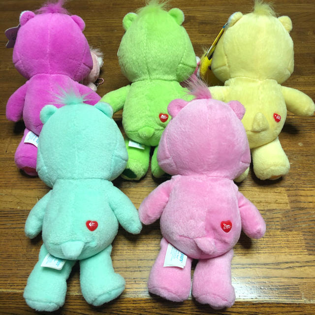 CareBears(ケアベア)のcare bear ケアベア　ぬいぐるみセット エンタメ/ホビーのおもちゃ/ぬいぐるみ(ぬいぐるみ)の商品写真