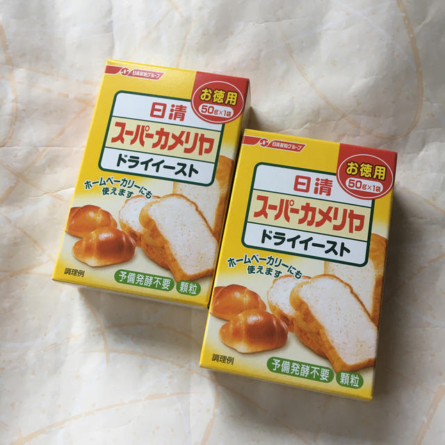 日清　スーパーカメリヤ　ドライイースト　50g×2箱 食品/飲料/酒の加工食品(その他)の商品写真