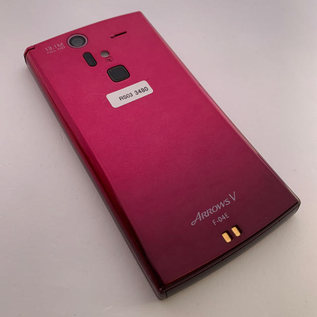 arrows(アローズ)の☆良品☆docomo☆F-04E ピンク☆RS03 3480 スマホ/家電/カメラのスマートフォン/携帯電話(スマートフォン本体)の商品写真