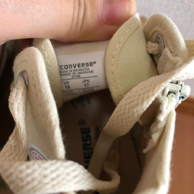 CONVERSE(コンバース)のキッズ　コンバース ハイカット スニーカー　17cm キッズ/ベビー/マタニティのキッズ靴/シューズ(15cm~)(スニーカー)の商品写真