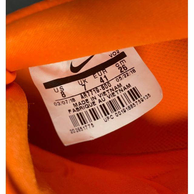 NIKE(ナイキ)の【H】AR7719-800 ナイキ エア フォース1 JDI オレンジ 26cm メンズの靴/シューズ(スニーカー)の商品写真