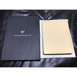 エルメス(Hermes)の【新品未使用・非売品】DFS プラチナムサービスクラブ 革カバー メモパッド(ノベルティグッズ)