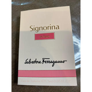 フェラガモ(Ferragamo)の☆新品未使用　フェラガモ　シニョリーナインフィオーレの試供品1.5ml☆(香水(女性用))