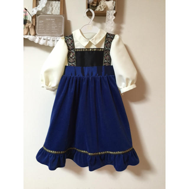 アナ雪チロリアン風ワンピース♡110の通販 by petit bonheur アナ雪チロリアン風ワンピース♡110の通販 by petit bonheur