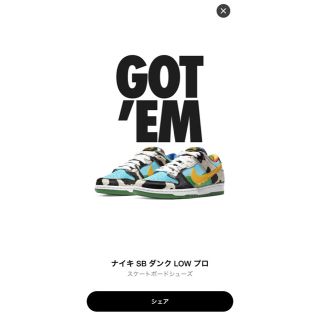 ナイキ(NIKE)のナイキ SBダンク×BEN&JERRY'S ベンアンドジェリーズ(スニーカー)