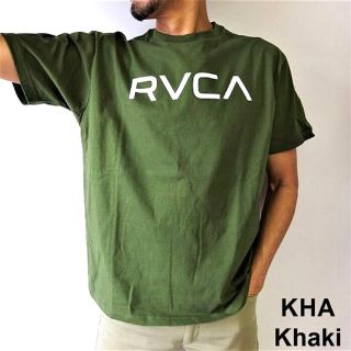 ルーカ(RVCA)の残り1点 メンズ レディース ルーカ rvca ロゴ 半袖Tシャツ カーキ(Tシャツ/カットソー(半袖/袖なし))