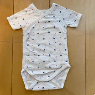 プチバトー(PETIT BATEAU)のプチバトー半袖ロンパース(ロンパース)