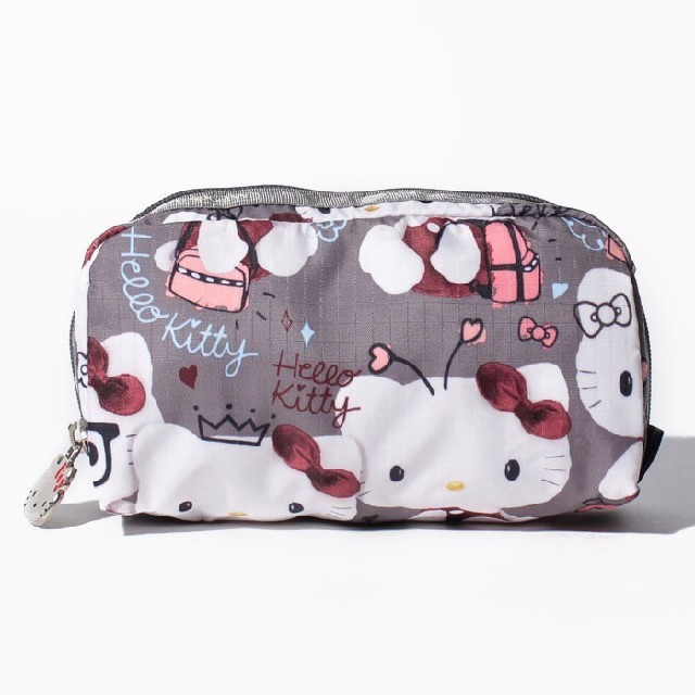 LeSportsac(レスポートサック)の新品　タグ付き　HELLO  KITTY×LeSportsac コラボポーチ エンタメ/ホビーのおもちゃ/ぬいぐるみ(キャラクターグッズ)の商品写真