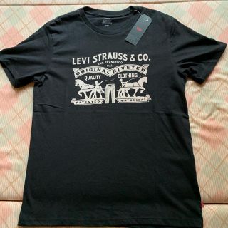 リーバイス(Levi's)の新品　正規品　リーバイス  Ｔシャツ　 ブラック　 サイズＬ　特価 セール(Tシャツ/カットソー(半袖/袖なし))